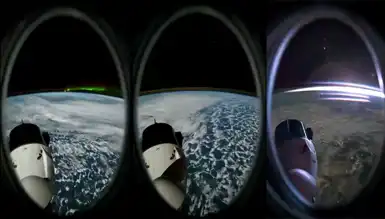 Astronot Cardman'dan Büyülü Uzay Gün Doğumu Videosu